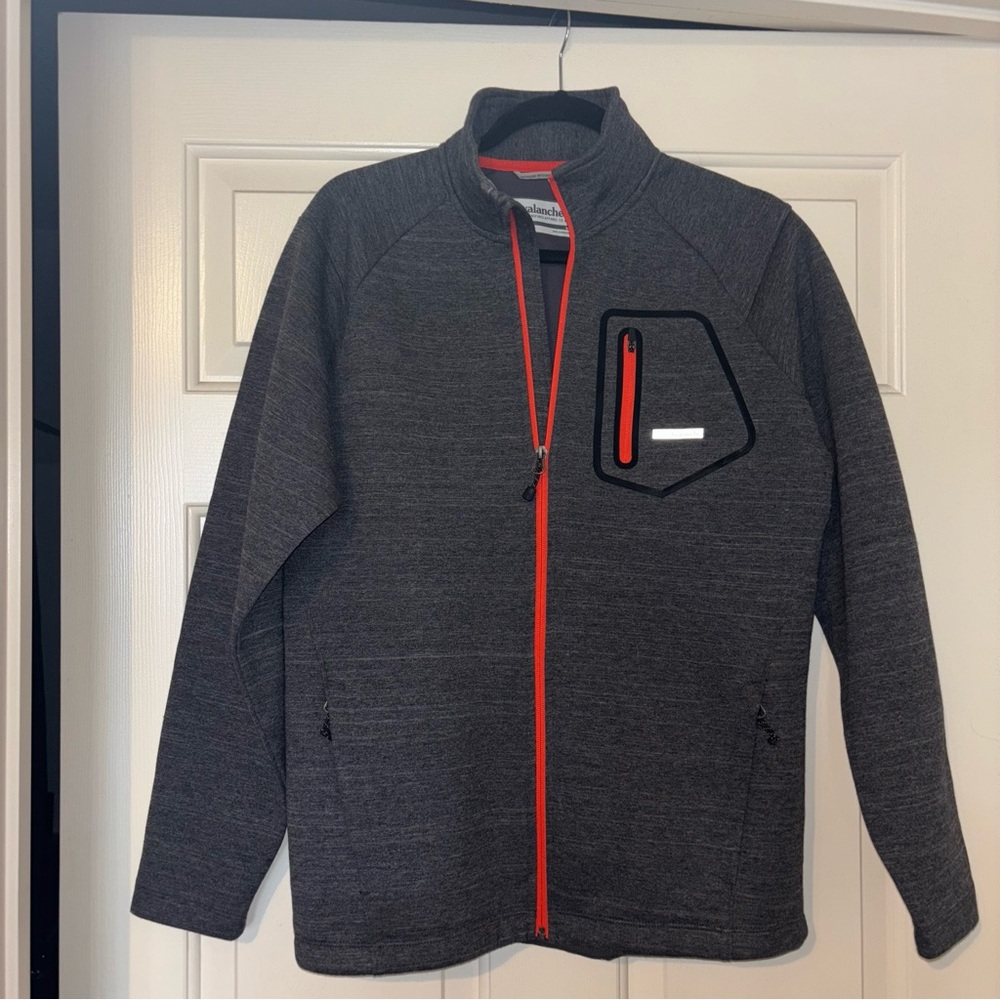 Avalanche Gray and Red Lightweight Jacket